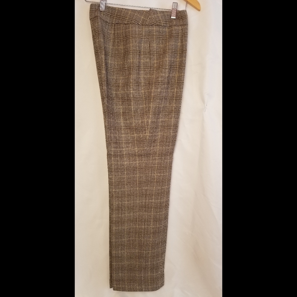 Carlisle Women's Plaid Wool Pants Size 10